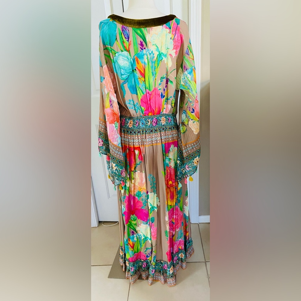 Aratta Silent Journey gorgeous bohemian maxi dress XL - Picture 12 of 13